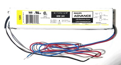NEW PHILIPS ADVANCE SIGNIFY LED120A0024V33F XITANIUM 80W 24V LED DRIVER
