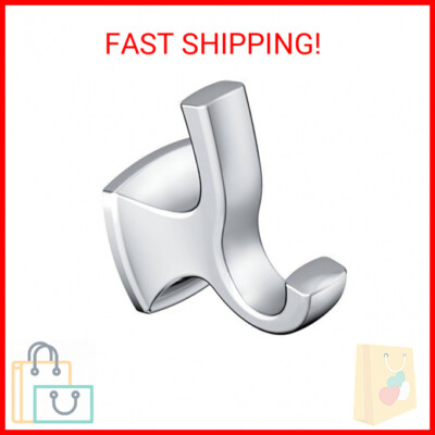 Moen YB5103CH Voss Double Robe Hook, Chrome