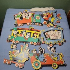 Vintage 1960's Walt Disney Productions Casey Jr Wall Decor Train Mickey Dumbo