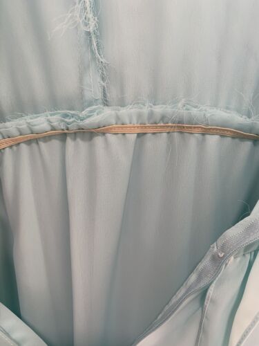 INTERNATIONAL LADIES GARMENT UNION WORKERS Vintage Pale Blue Dress Size 12 - Picture 9 of 9