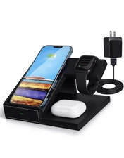 Wireless Charging Stand, 3 in 1 Wireless Charging Station Standfor iPhone