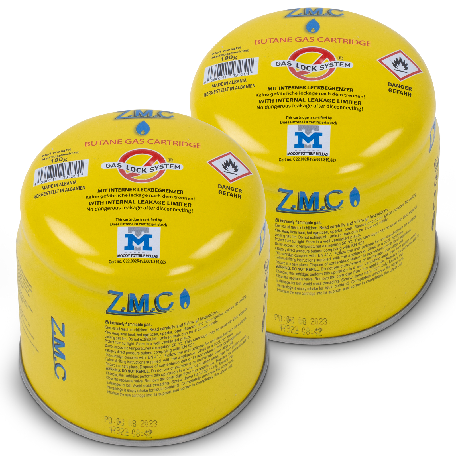 Butano Gas Cartucho Cartuchos de de Perforación Cocina Camping Cocina Gas 190g