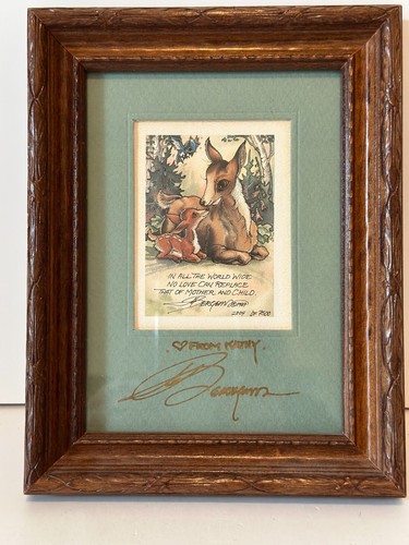 JODY BERGSMA Framed Print, Signed on Matt and Number 2809/7500 c.1987 VTG - 第 1/5 張圖片