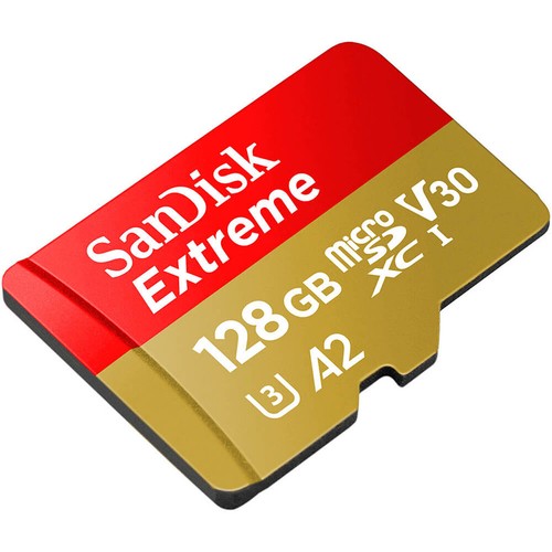 SanDisk 128GB Extreme 190MB/s Micro SD MicroSDXC UHS-I Memory Card SDSQXAA-128G - Picture 2 of 3