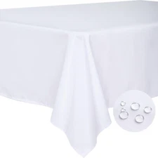 Polyester Tablecloth for Picnic, Party, Wedding, Special Events, Family Dinner