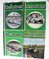 Vintage Motor Sport Magazines x 4 ~ 1953 Oct, Nov & Dec + 1960 May, Publ London