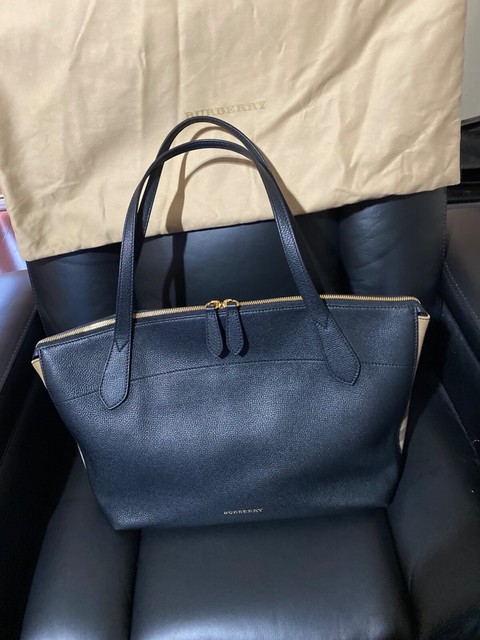 burberry banner bag large