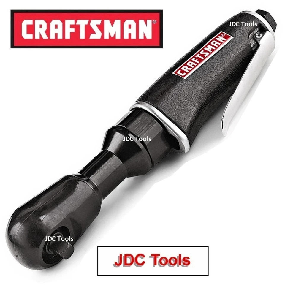 LLAVE DE TRINQUETE DE AIRE DE ACCIONAMIENTO CRAFTSMAN 3/8 con juego de accesorios de herramientas neumáticas Foto 3 de 4