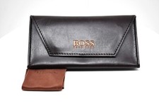 Hugo Boss Glasses Case Sunglasses Brown Foldable Bag NEW Authentic