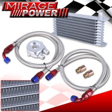 9 Row An10 Engine Motor Transmission Oil Cooler Radiator Filter Adapter Kit 9 Row An10 Engine Motor Transmission Oil Cooler Radiator Filter Adapter Kit