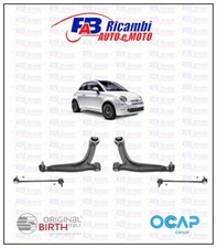 KIT BRACCI SOSPENSIONE & BIELLETTE BARRA STABILIZZATRICE FIAT 500 dal 2007