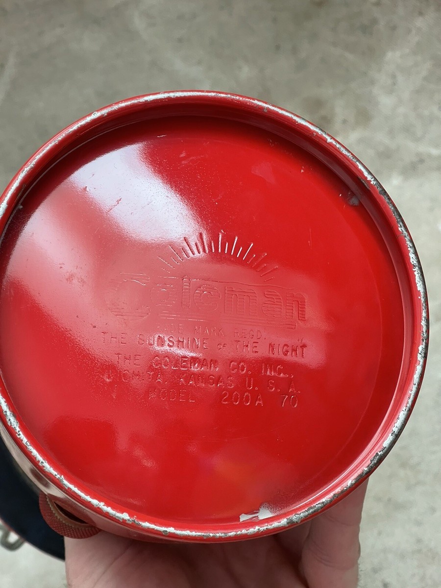 Vintage 1970 Red Coleman Lantern 200A Working Condition | eBay Vintage 1970 Red Coleman Lantern 200A Working Condition | eBay