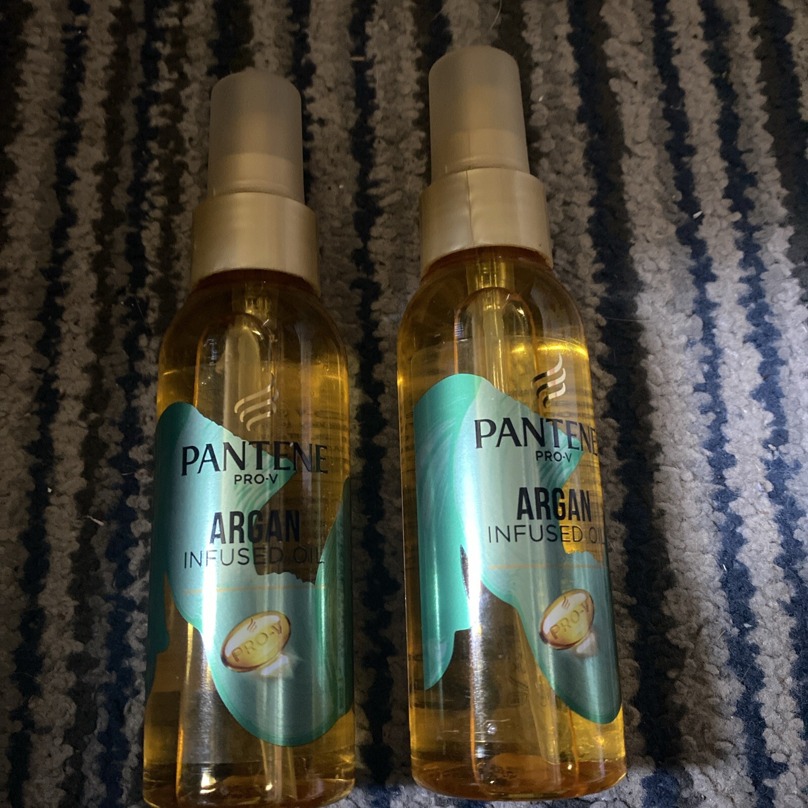 PANTENE  Pro-V Argan Infused Frizz Ease Hair Oil for Dry & Damanged Hair 100mlx2