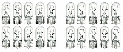 20x 168 Bright T10 Wedge Car Mini Lamp 5050 Light bulbs W5W 2825 158 192 194 LOT