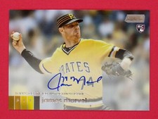 2020 Stadium Club James Marvel RC Autographs #AJM Pittsburgh Pirates