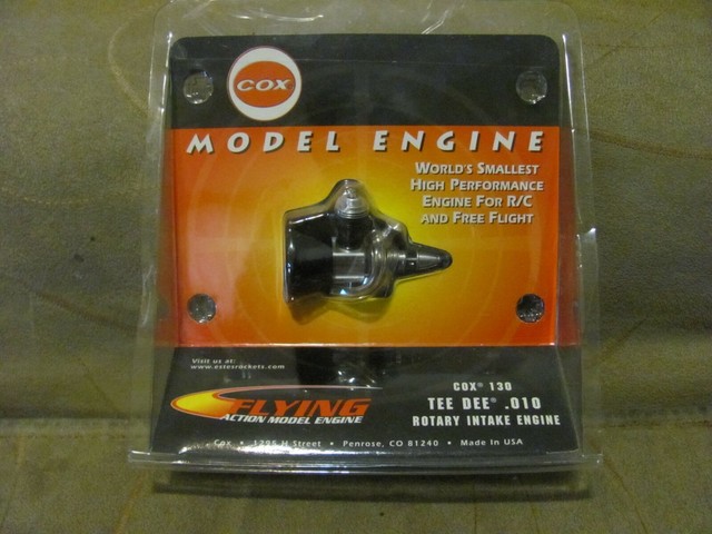 cox tee dee 010 model airplane engine