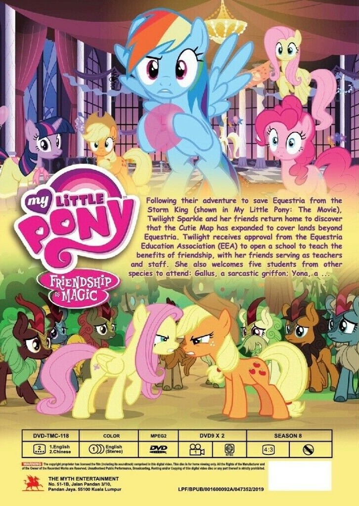 My Little Pony: Friendship Is Magic Season 8 (VOL.1 - 26 End) DVD