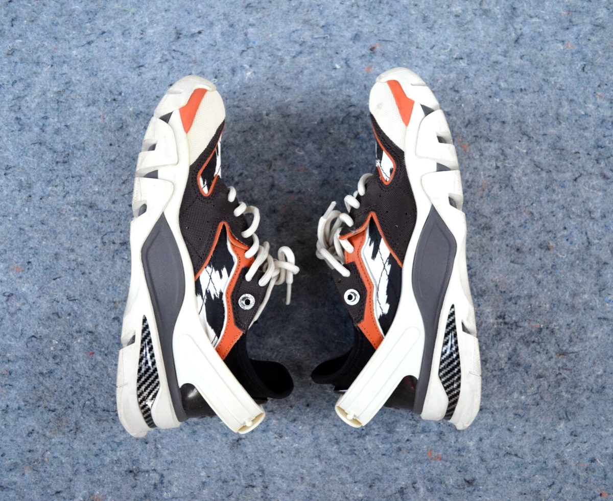 RARE Calvin Klein 205W39NYC Carla Cow Print Leather Shoes Raf