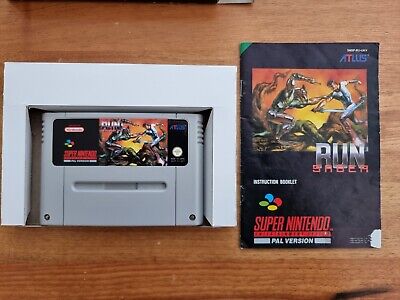SNES Run Saber Boxed With Manual CIB Super Nintendo PAL | eBay SNES Run Saber Boxed With Manual CIB Super Nintendo PAL | eBay