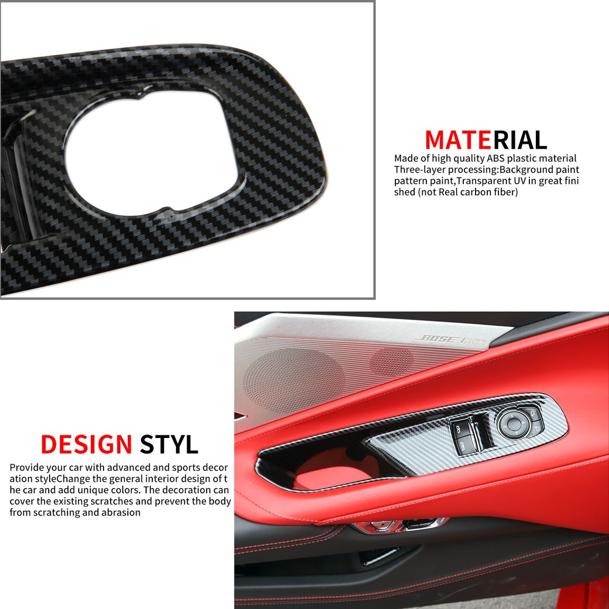 Carbon Fiber For Kia K5 Optima 2011-2015 LHD Window Lift Switch Panel Cover Trim Interior Accessoriesb 87831168 Carbon Fiber For Kia K5 Optima 2011-2015 LHD Window Lift Switch Panel Cover Trim Interior Accessoriesb 87831168