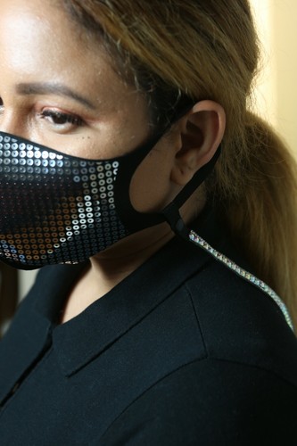 Epochy Stylish face mask, Reusable, Washable Triple Layer Geometric pattern - Picture 41 of 64