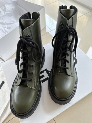 KENZO BOOTS 38 GRÜN TRACKSOHLE SCHWARZ KALBSLEDER‼️ - Bild 6 von 13