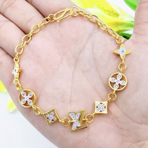 18K 22K 23K 24K THAI BAHT GELBGOLD DAMEN Armband 6,7,8 Zoll - Bild 5 von 6