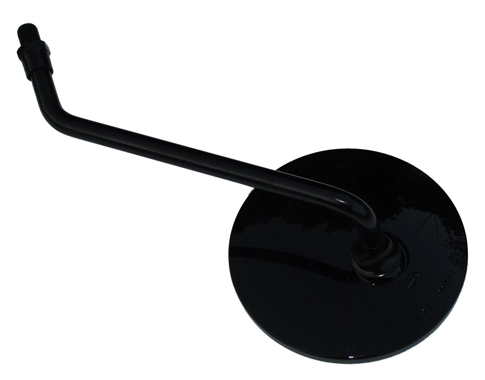 Espejos retrovisores redondos negros para motocicleta de 4" - Kawasaki H1, H2 Foto 4 de 4