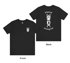 Aligned vs Unaligned Llama Graphic Tshirt