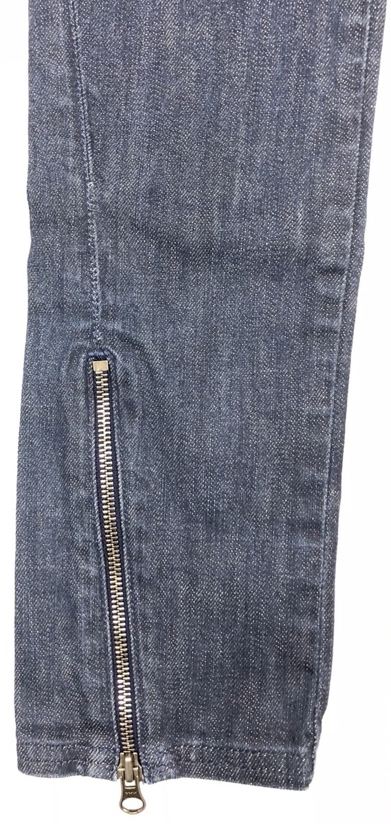 Stella McCartney H&M Womens Jeans Skinny Leg Ankle Zip