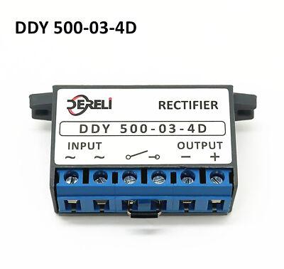 Motor Brake Rectifier Module DDY 500-03-4D DERELI Half Wave Rectifier