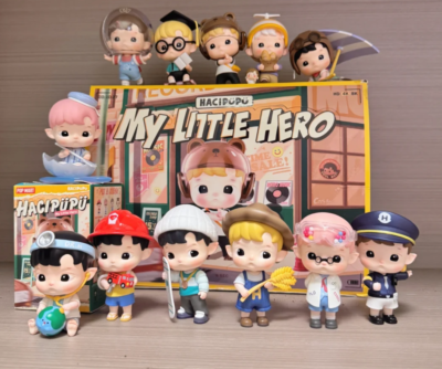 POP MART HACIPUPU My Little Hero Series Blind Box Confirmed Figure