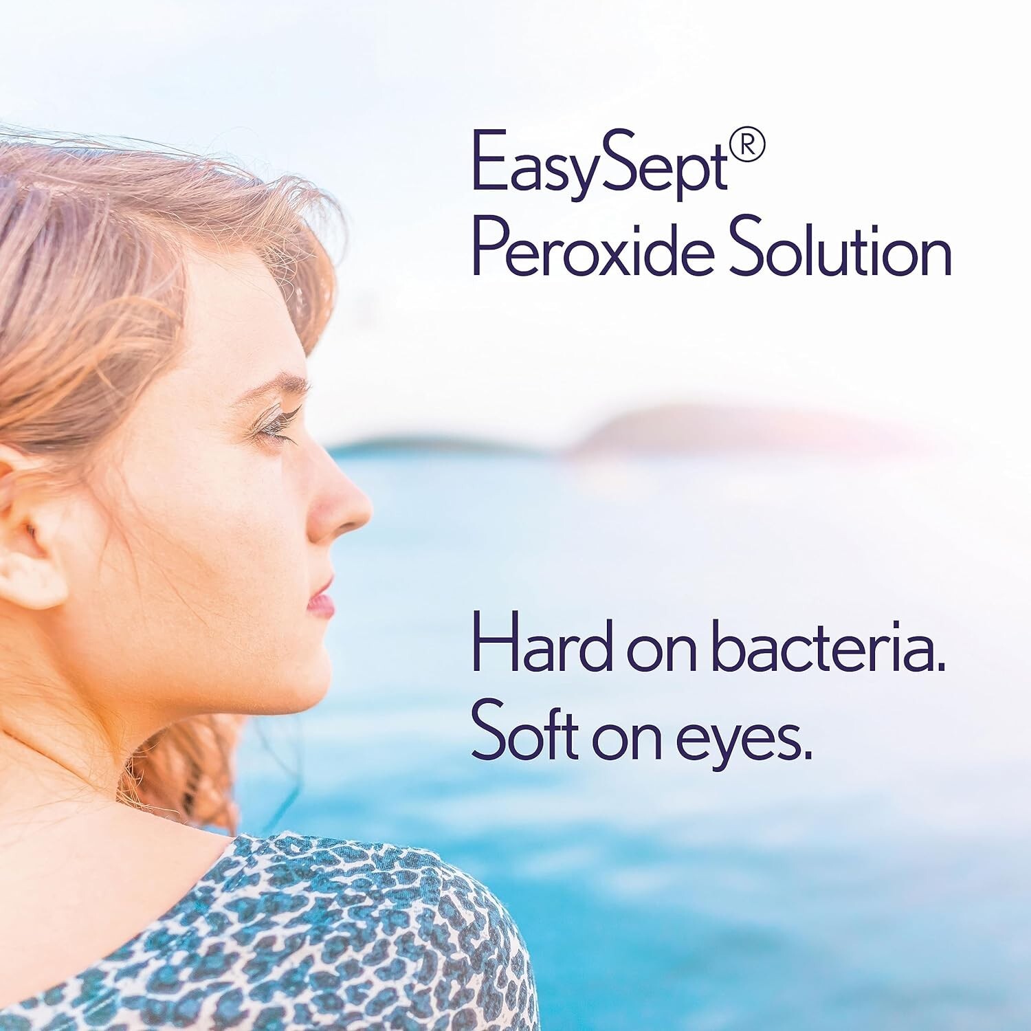 EasySept Hydrogen Peroxide Contact Lens Solution 3x 360 ml for