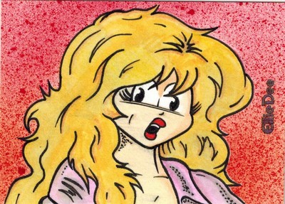 5finity cherry ellie dee original sketch card artist rusty 5finity cherry ellie dee original sketch card artist rusty
