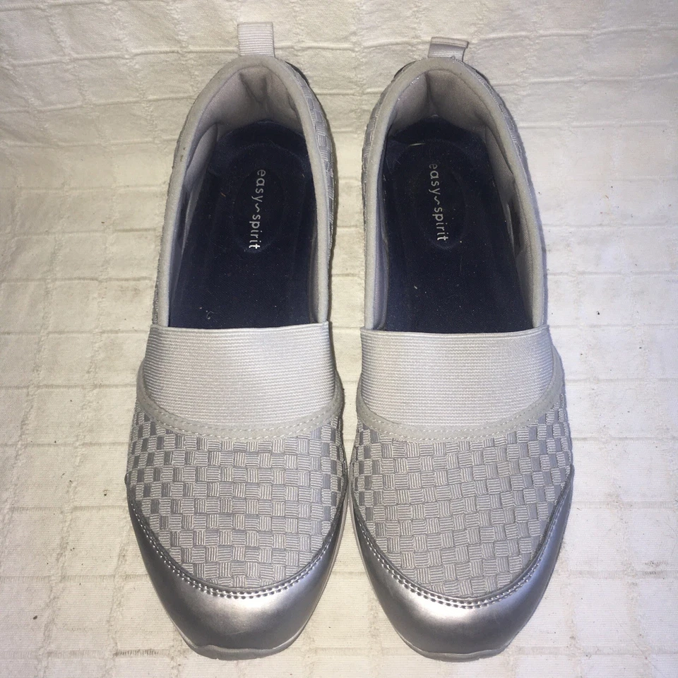 Easy Spirit Women's Grey and Silver Trainers SETWIST8 Size 7 M - Изображение 3 из 4
