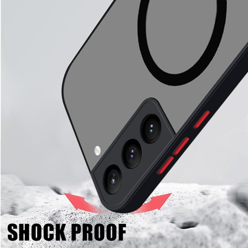 For Samsung Galaxy S24 S23 S22 A54 A34 ShockProof Magnetic Case Matt Hard Cover - Picture 6 of 15