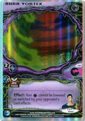 Aura Vortex - C105 - Foil - Unlimited Edition (Betrayal) Yu Yu Hakusho