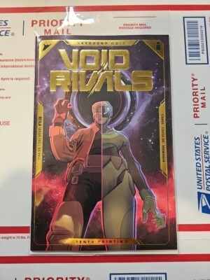 VOID RIVALS #1 10TH PRINT VARIANT SKYBOUND GOLD FELICIL FOIL NM- OR BETTER 