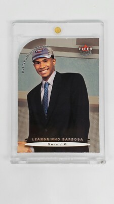 2003-04 Ultra RARE DIE CUT SP Platinum Medallion #190 Leandro Barbosa RC SUNS 
