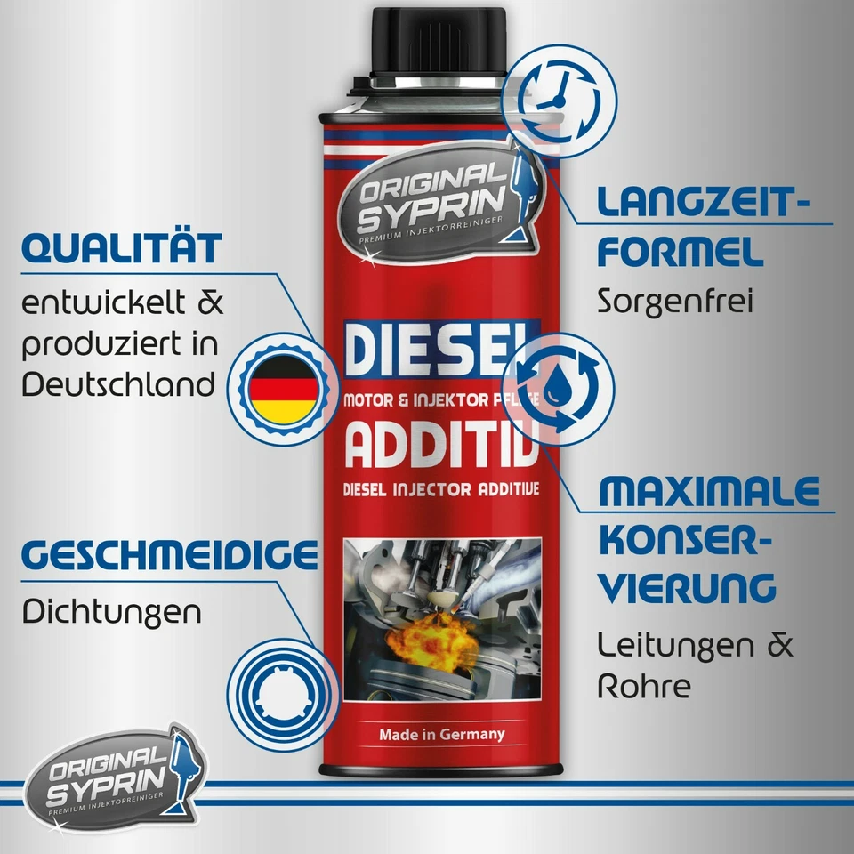 3x SYPRIN Diesel Additive Economy Package – Injection System Cleaner & Wear Protection - Image 2 of 4