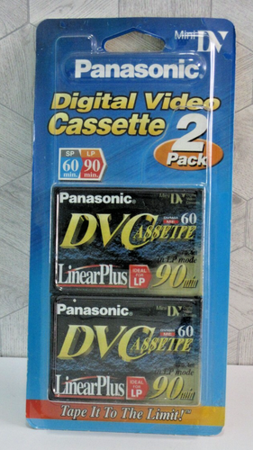 Panasonic Mini DV Digital Video Cassette - 2er Pack - 60/90 Min - DVC Linear Plus