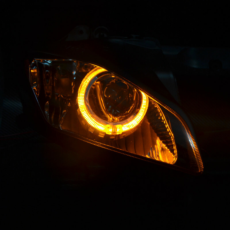2006-2007 Yamaha YZF R6 Custom Headlights Headlight Assembly HID Light ...