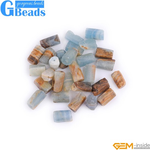Natural Assorted Gemstone Faceted Tube Column Beads for Jewelry Making 8x12mm - Picture 104 of 192
