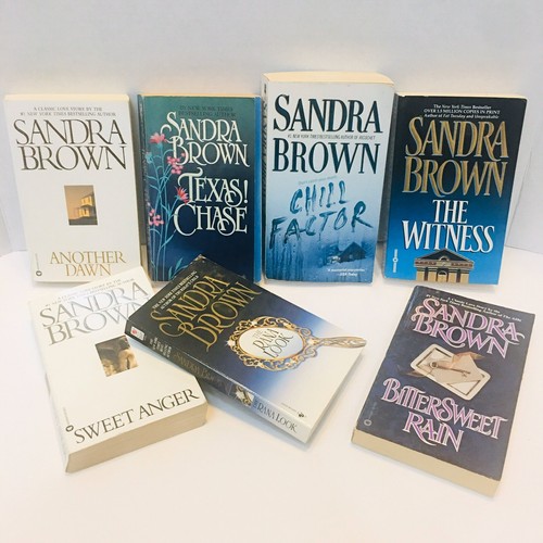 Sandra Brown Romance Books Lot Of 9 Paperback Hardcover Fat Tuesday Another Dawn - Bild 3 von 8