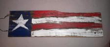 Handmade Patriotic/American Flag Wooden Decoration/Wall Hanging
