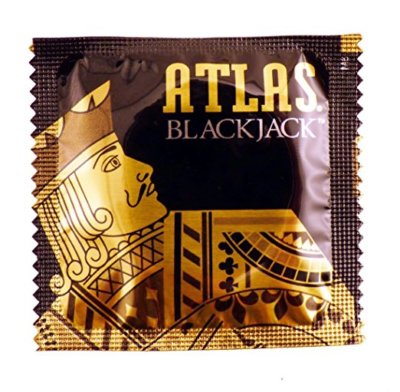 Atlas Blackjack Lubricated Latex Bulk Ultra Thin Condoms + Silver Pocket  Case | eBay