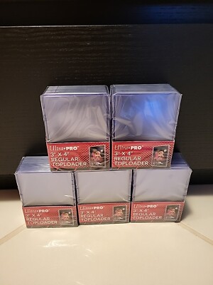 5-Ultra PRO 3'' x 4'' Regular Toploader - 25 Pack