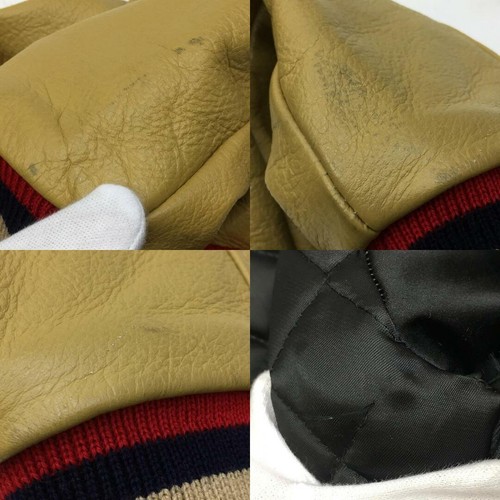 A BATHING APE Ebbets Field Flannels Stadium Jacket 6863-141-012 Size S #DL 17A - Picture 9 of 10