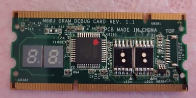 Asus Original UL30JT M60J DRAM Memory Slot Debug Diagnostic Card 90-NZADB1000Y
