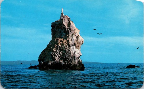Postal de La Roca de la Virgen San Blas México - Imagen 1 de 2